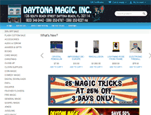 Tablet Screenshot of daytonamagic.com